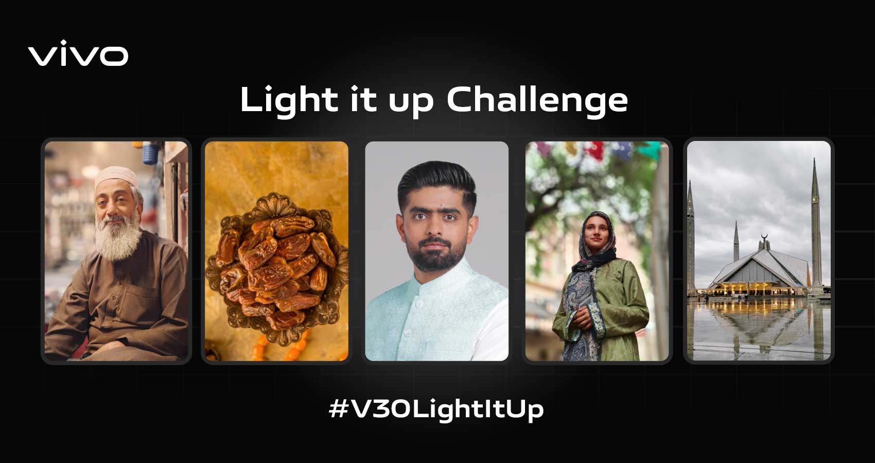 Participate in vivo's Light it Up Social Media Contest in Ramadan to Win vivo V30 5G