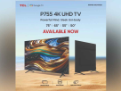 TCL Redefines Home Entertainment with Next-Generation UHD TV P755